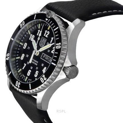 Luminox Sport Timer Läderrem Blue Dial Automatic Diver&#39,s XS.0921 200M herrklocka