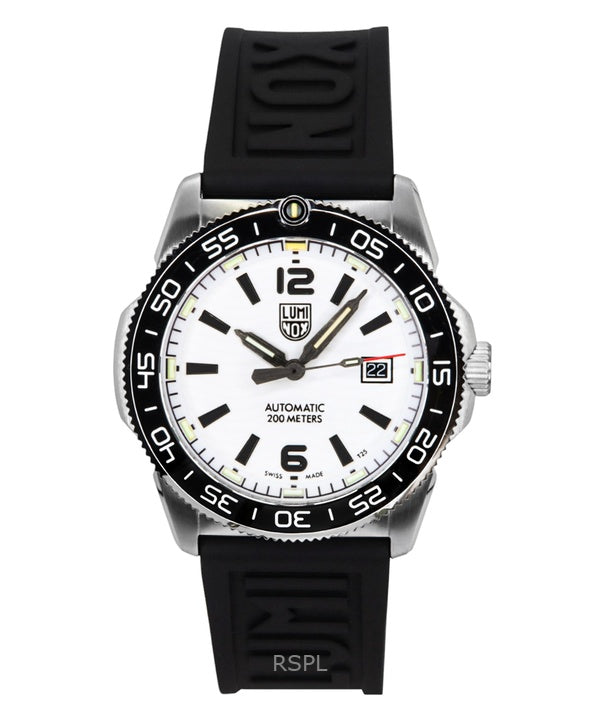 Luminox Pacific Diver Midnight Mariner gummirem vit urtavla automatisk XS.3101.H 200M herrklocka