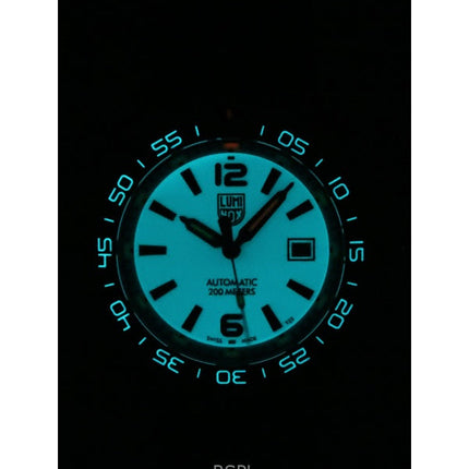 Luminox Pacific Diver Midnight Mariner gummirem vit urtavla automatisk XS.3101.H 200M herrklocka