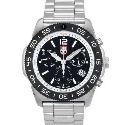 Luminox Pacific Diver Chronograph Rostfritt stål Black Dial Quartz XS.3141.M 200M herrklocka