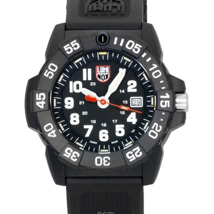 Luminox Navy Seal gummiband svart urtavla kvarts dykarklocka XS.3501.F 200M herrklocka