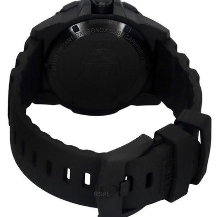 Luminox Navy Seal Foundation gummiband Black Dial Quartz Diver&#39,s XS.3601.BO.NSF 200M herrklocka