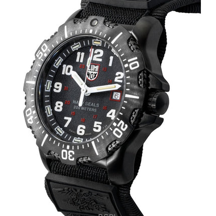 Luminox Navy Seal Militär gummiarmband svart urtavla Quartz dykarklocka XS.4231.SET 200M herrklocka med presentset