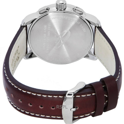 Zeppelin LZ126 Los Angeles Chronograph Burgundy Dial Quartz 76146 Herrklocka
