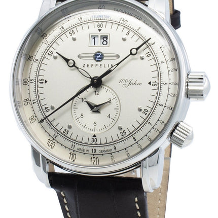 Zeppelin 100 Jahre 7640-1 76401 Quartz Tachymeter Herrklocka