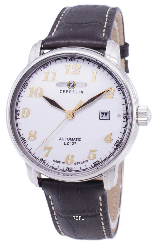Zeppelin Series LZ127 Graf Germany Made Automatic 7656-1 76561 Herrklocka