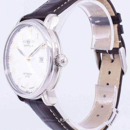 Renoverad Zeppelin-serie LZ127 Graf Tysklandstillverkad automatisk 7656-1 76561 herrklocka