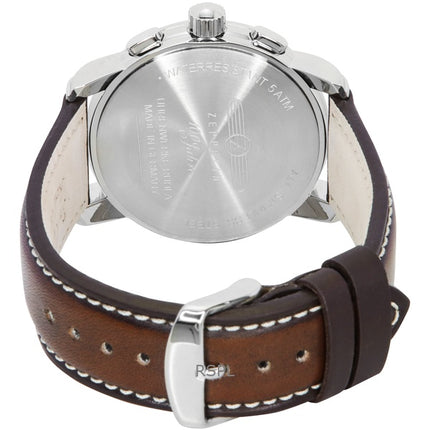 Zeppelin 100 Jahre Chronograph Läderrem Beige Urtavla Quartz 76746 Herrklocka