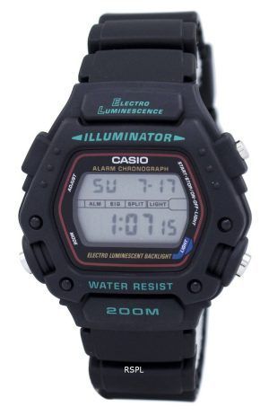 Casio Digital klassiska Alarm Chronograph WR200M DW-290-1VS DW-290-1 mäns klocka