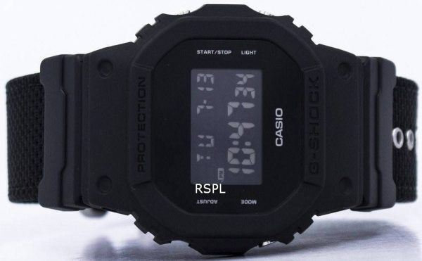 Casio G-Shock Digital stöttålig larm DW-5600BBN-1 mäns klockor