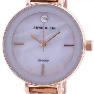 Anne Klein 3386LGRG Quartz Diamond Accents Women&#39,s Watch