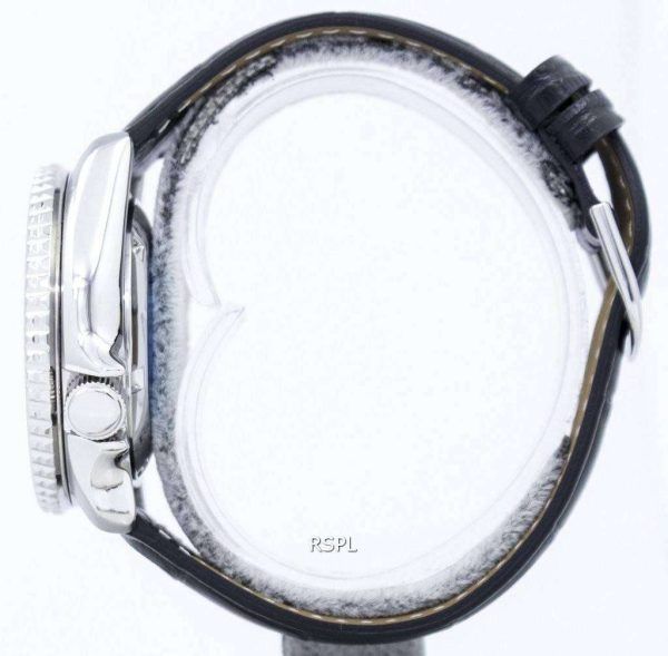 Seiko Automatic Diver&#39,s 200M Ratio Black Leather SKX007K1-LS6 Herrklocka