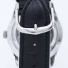 Seiko 5 Sports Military Automatic Japan Made Ratio Svart läder SNZG07J1-LS6 Herrklocka