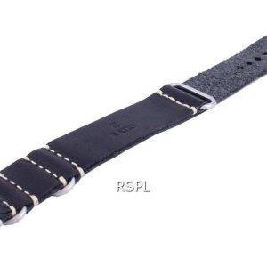 Ratio LS19 Black Leather Strap 22mm