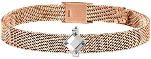 Morellato Sensazioni Rose Gold Tone rostfritt stål Mesh SAJT70 armband för kvinnor