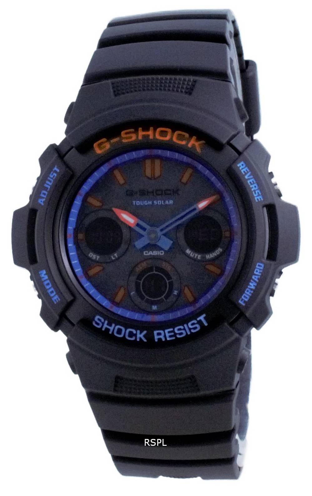 Casio G-Shock City Analog Digital Diver&#39,s Tough Solar AWR-M100SCT-1A AWRM100SCT-1 200M Herrklocka