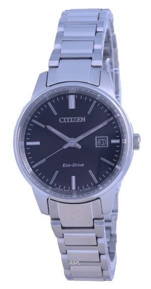 Citizen Classic Contemporary Elegant Black Dial Eco-Drive EW2591-82E 50M Damklocka