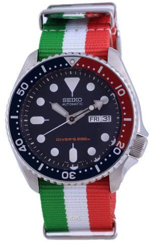Seiko Automatic Diver&#39,s Polyester SKX009K1-var-NATO23 200M Herrklocka