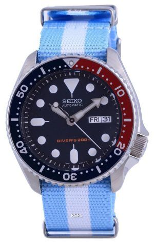 Seiko Automatic Diver&#39,s Polyester SKX009K1-var-NATO24 200M Herrklocka