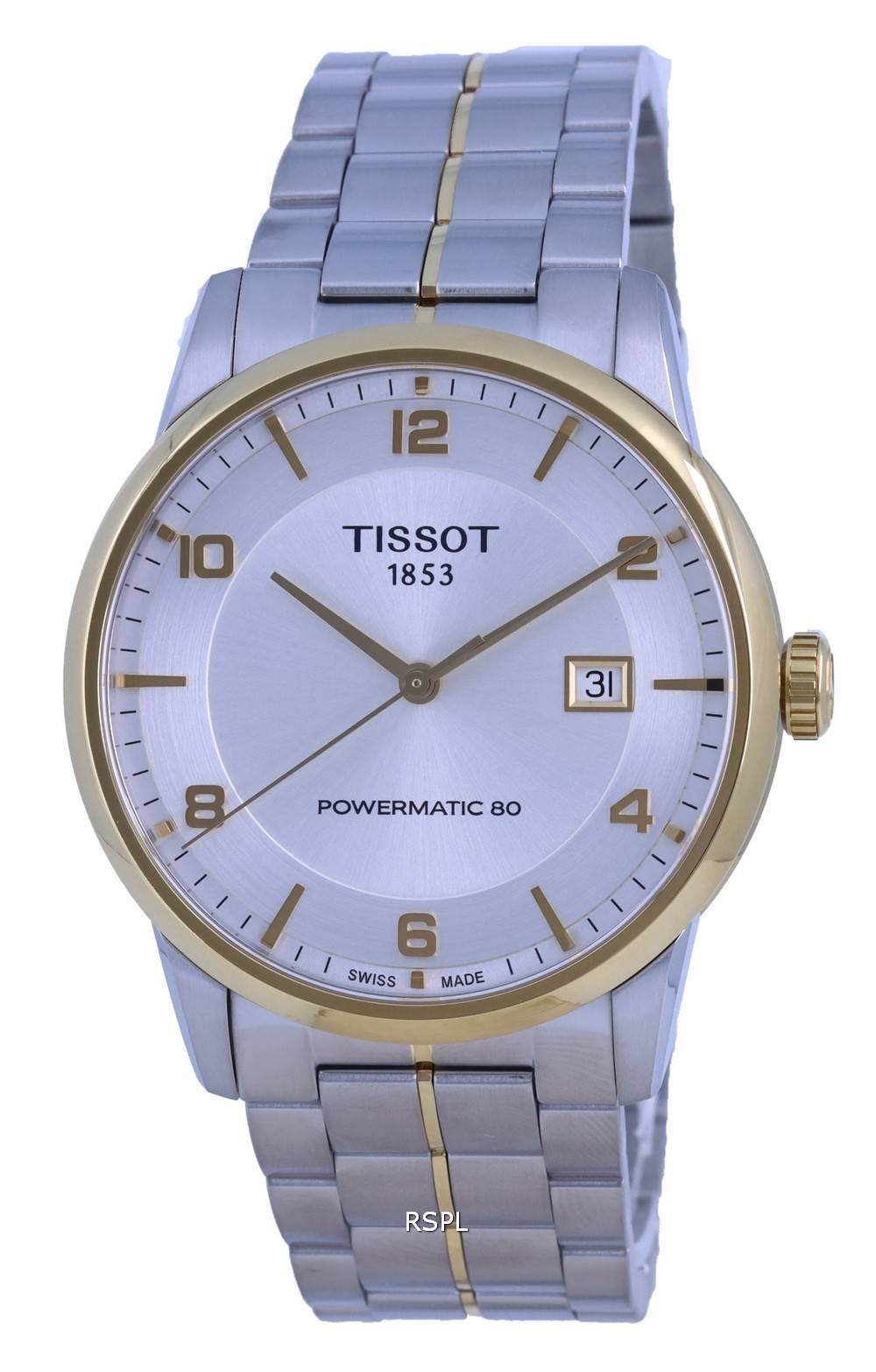 Tissot T-Classic Luxury Powermatic 80 Silver Dial T086.407.22.037.00 T0864072203700 Herrklocka
