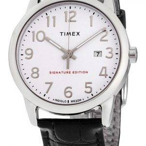 Timex Easy Reader Signature Edition LÃ¤derrem Kvarts TW2R64900 Herrklocka
