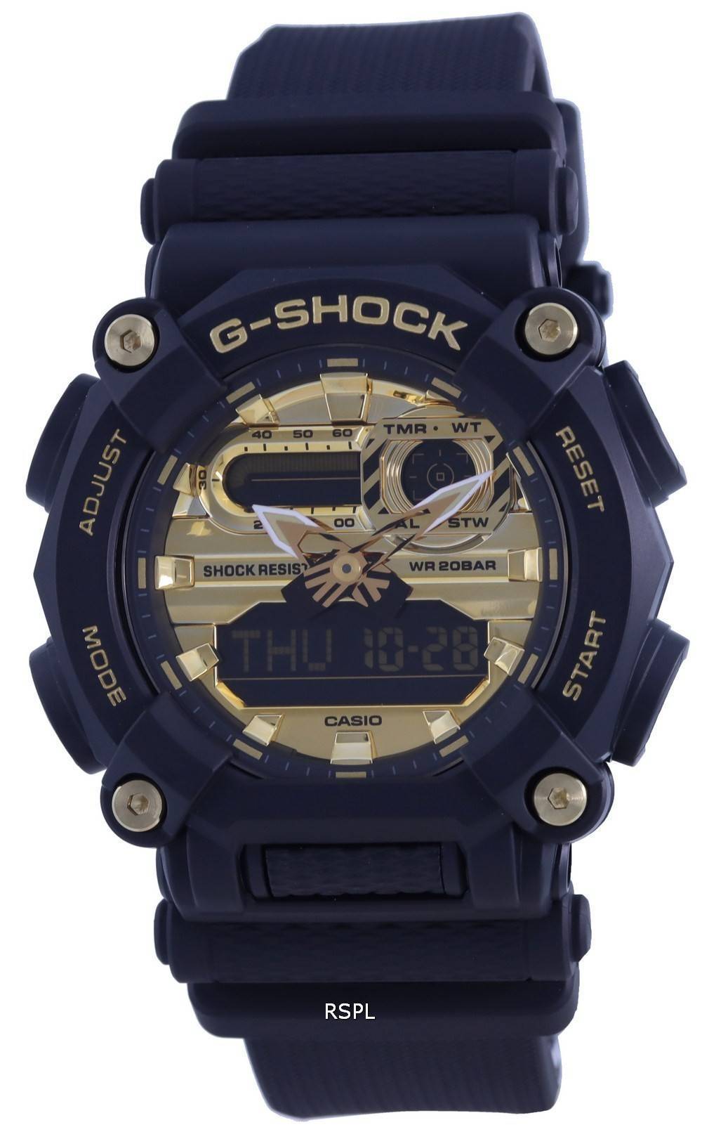 Casio G-Shock Analog Digital Resin Armband GA-900AS-1A GA900AS-1 200M herrklocka
