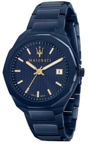 Maserati Blue Edition blÃ¥ urtavla rostfritt stÃ¥l kvarts R8853141002 herrklocka
