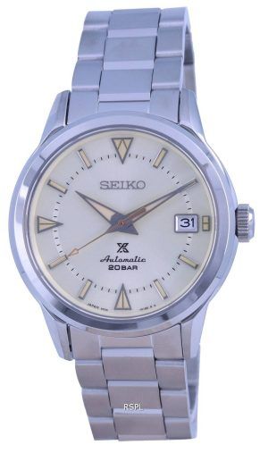 Seiko Presage Style 60-tals nylonrem med svart urtavla Automatisk SRPG09 SRPG09J1 SRPG09J herrklocka