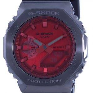 Casio G-Shock World Time Analog Digital Metal Covered GM-2100B-4A GM2100B-4 200M Damklocka