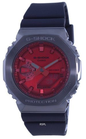 Casio G-Shock World Time Analog Digital Metal Covered GM-2100B-4A GM2100B-4 200M Damklocka