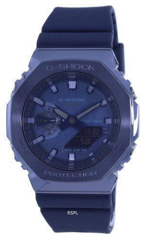 Casio G-Shock World Time Analog Digital Metal Covered GM-2100N-2A GM2100N-2 200M Damklocka