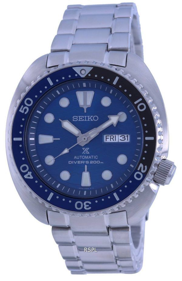 Seiko Prospex Save The Ocean Blue Dial Automatic Diver&#39,s SRPD21 SRPD21K1 SRPD21K 200M herrklocka