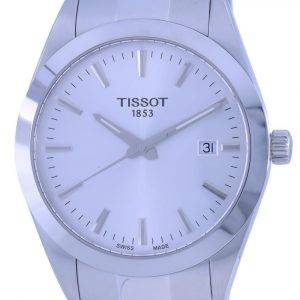 Tissot T-Classic Gentleman Silver Urtavla Quartz T127.410.11.031.00 T1274101103100 100M herrklocka