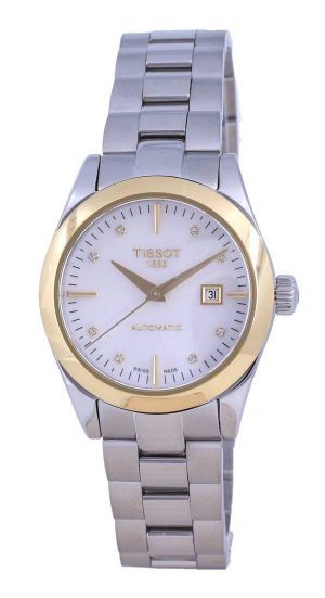 Tissot T-Gold T-My Lady 18K Gold Diamond Accents Automatic T930.007.41.116.00 T9300074111600 Damklocka
