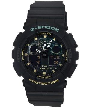 Casio G-Shock Analog Digital Resin Armband Flerfärgad Urtavla Quartz GA-100RC-1A 200M herrklocka