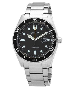 Citizen Core Collection Eco-Drive rustfrit stål sort skive AW1760-81E 100M herreur