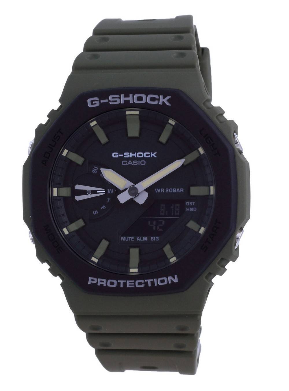 Casio G-Shock Analog Digital Carbon Core Guard GA-2110SU-3A GA2110SU-3 200M Herrklocka