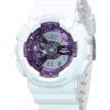 Casio G-Shock Seasonal Collection 2023 Analog Digital Purple Dial Quartz GA-110WS-7A 200M herrklocka