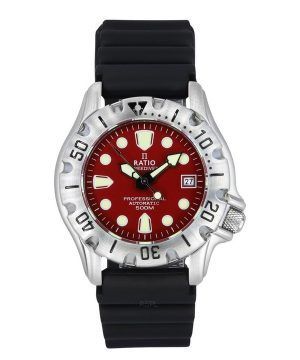 Ratio FreeDiver Professional 500M Sapphire Red Dial Automatisk 32BJ202A-RED herrklocka