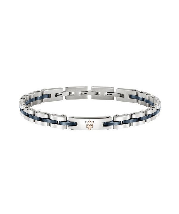 Maserati Jewels rostfritt stål och keramiskt armband JM220ASR08 för män