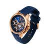 Maserati Successo Lifestyle Chronograph gummiband Blue Dial Quartz R8871621034 Herrklocka
