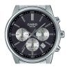Casio Standard Analog Chronograph Rostfritt stål Grå Urtavla Quartz MTP-E515D-1AV herrklocka