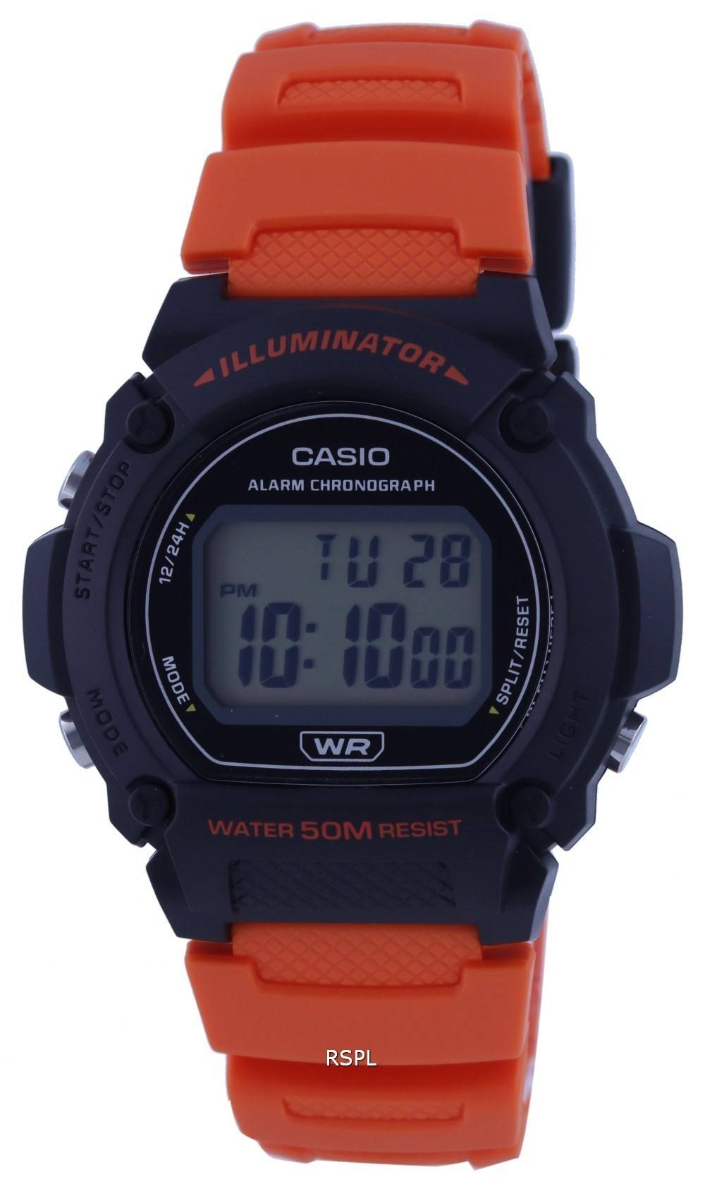 Casio Youth Digital Alarm Quartz W-219H-4AV W219H-4 Herrklocka